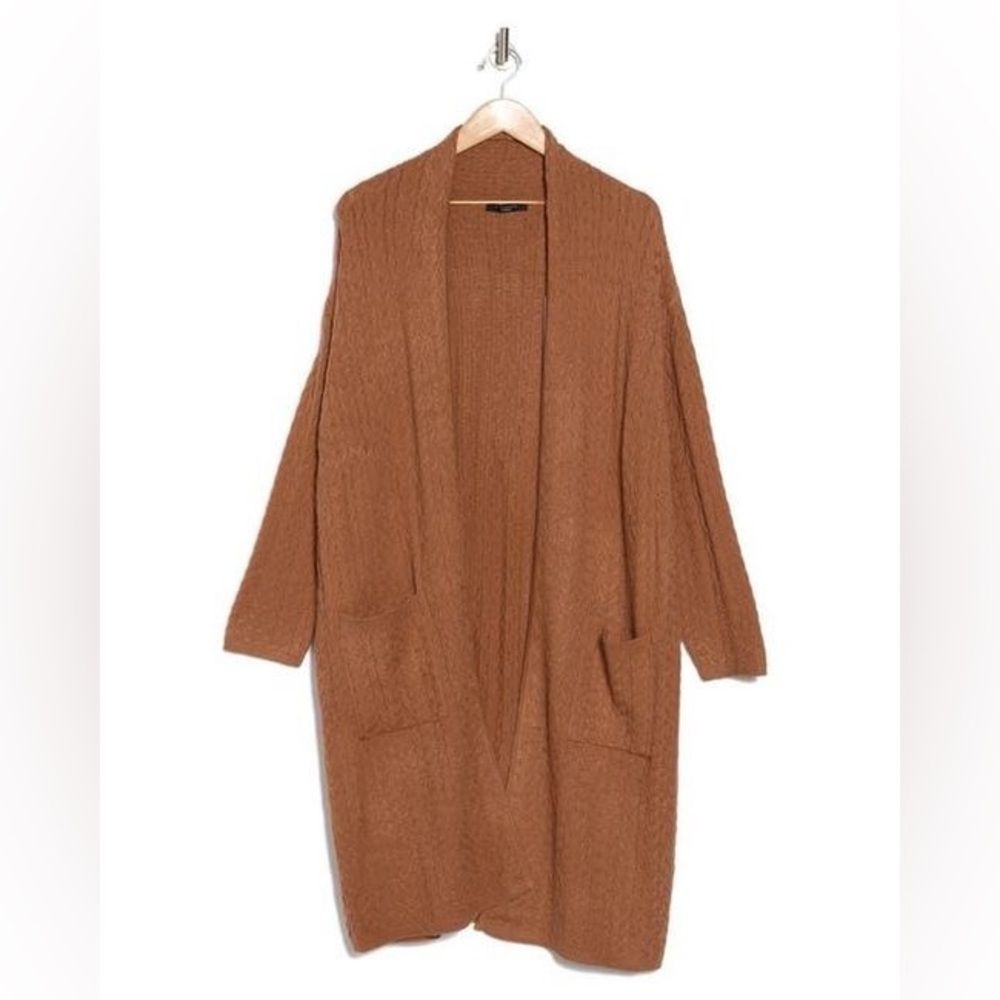 Brand New with Tags! Cable Knit Pocket Cardigan - Cozy Fall! T Tahari, Size XS